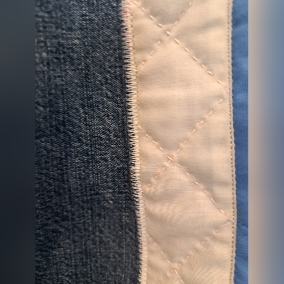 OOAK🪽Whisk me away - Vintage Quilt Patchwork Denim - Picture 6 of 6